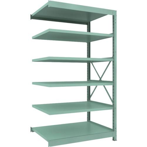 ＴＲＵＳＣＯ　Ｒ３型中量棚　１２００×９００×Ｈ２１００　６段　連結　Ｒ３−７４９６Ｂ　１台（直送）