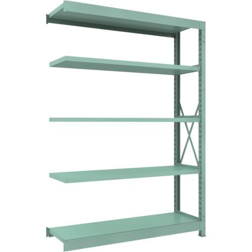 ＴＲＵＳＣＯ　Ｒ３型中量棚　１５００×４５０×Ｈ２１００　５段　連結　Ｒ３−７５５５Ｂ　１台（直送）