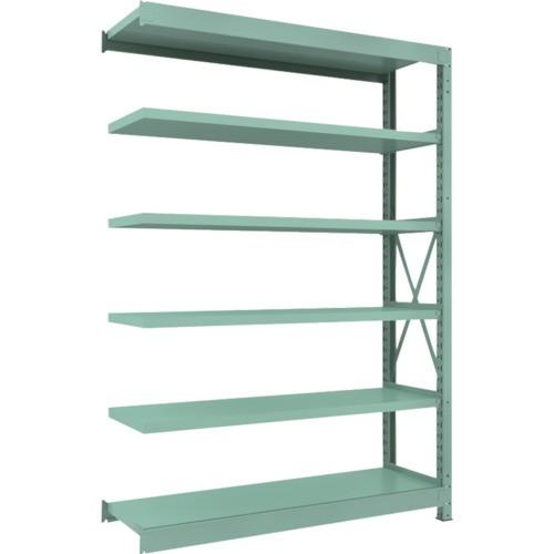 ＴＲＵＳＣＯ　Ｒ３型中量棚　１５００×４５０×Ｈ２１００　６段　連結　Ｒ３−７５５６Ｂ　１台（直送）