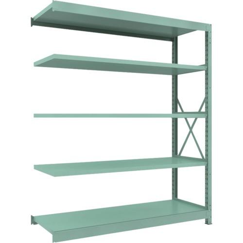 ＴＲＵＳＣＯ　Ｒ３型中量棚　１８００×６００×Ｈ２１００　５段　連結　Ｒ３−７６６５Ｂ　１台（直送）