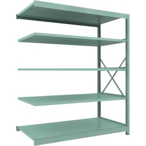 ＴＲＵＳＣＯ　Ｒ３型中量棚　１８００×９００×Ｈ２１００　５段　連結　Ｒ３−７６９５Ｂ　１台（直送）