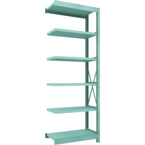 ＴＲＵＳＣＯ　Ｒ３型中量棚　９００×４５０×Ｈ２４００　６段　連結　Ｒ３−８３５６Ｂ　１台（直送）