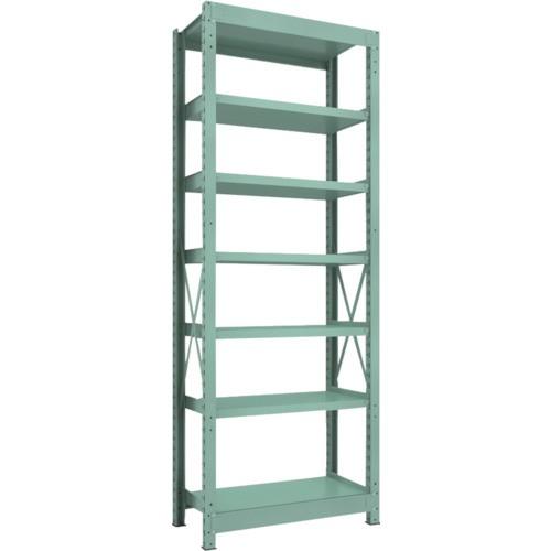 ＴＲＵＳＣＯ　Ｒ３型中量棚　９００×４５０×Ｈ２４００　７段　単体　Ｒ３−８３５７　１台（直送）