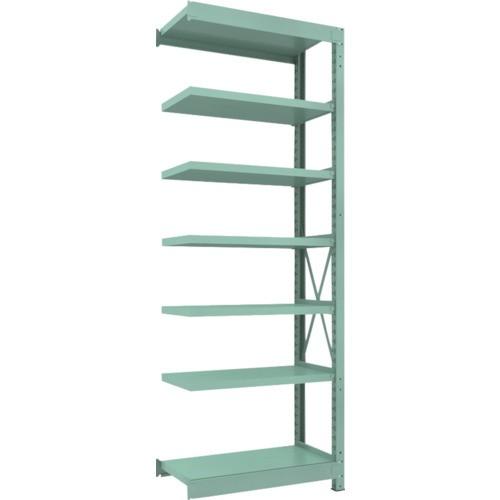 ＴＲＵＳＣＯ　Ｒ３型中量棚　９００×４５０×Ｈ２４００　７段　連結　Ｒ３−８３５７Ｂ　１台（直送）
