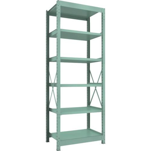 ＴＲＵＳＣＯ　Ｒ３型中量棚　９００×６００×Ｈ２４００　６段　単体　Ｒ３−８３６６　１台（直送）