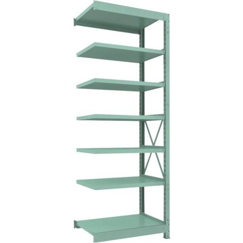 ＴＲＵＳＣＯ　Ｒ３型中量棚　９００×６００×Ｈ２４００　７段　連結　Ｒ３−８３６７Ｂ　１台（直送）