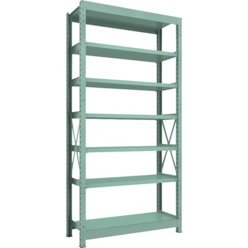 ＴＲＵＳＣＯ　Ｒ３型中量棚　１２００×４５０×Ｈ２４００　７段　単体　Ｒ３−８４５７　１台（直送）