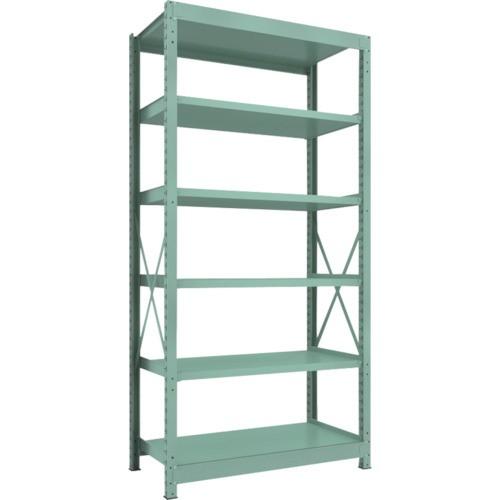 ＴＲＵＳＣＯ　Ｒ３型中量棚　１２００×６００×Ｈ２４００　６段　単体　Ｒ３−８４６６　１台（直送）