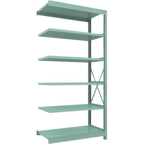 ＴＲＵＳＣＯ　Ｒ３型中量棚　１２００×６００×Ｈ２４００　６段　連結　Ｒ３−８４６６Ｂ　１台（直送）