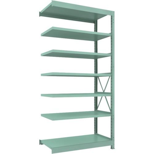 ＴＲＵＳＣＯ　Ｒ３型中量棚　１２００×６００×Ｈ２４００　７段　連結　Ｒ３−８４６７Ｂ　１台（直送）