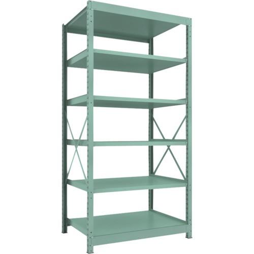 ＴＲＵＳＣＯ　Ｒ３型中量棚　１２００×９００×Ｈ２４００　６段　単体　Ｒ３−８４９６　１台（直送）