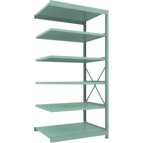 ＴＲＵＳＣＯ　Ｒ３型中量棚　１２００×９００×Ｈ２４００　６段　連結　Ｒ３−８４９６Ｂ　１台（直送）