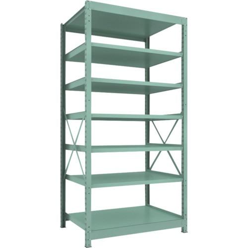 ＴＲＵＳＣＯ　Ｒ３型中量棚　１２００×９００×Ｈ２４００　７段　単体　Ｒ３−８４９７　１台（直送）
