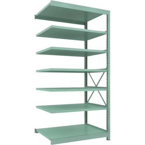 ＴＲＵＳＣＯ　Ｒ３型中量棚　１２００×９００×Ｈ２４００　７段　連結　Ｒ３−８４９７Ｂ　１台（直送）