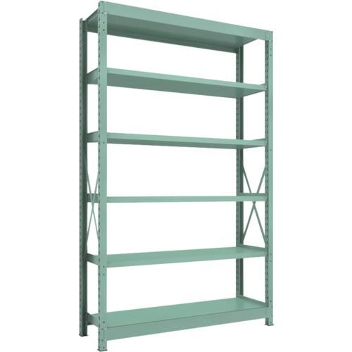 ＴＲＵＳＣＯ　Ｒ３型中量棚　１５００×４５０×Ｈ２４００　６段　単体　Ｒ３−８５５６　１台（直送）
