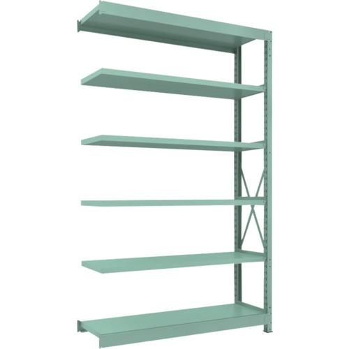 ＴＲＵＳＣＯ　Ｒ３型中量棚　１５００×４５０×Ｈ２４００　６段　連結　Ｒ３−８５５６Ｂ　１台（直送）