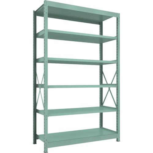 ＴＲＵＳＣＯ　Ｒ３型中量棚　１５００×６００×Ｈ２４００　６段　単体　Ｒ３−８５６６　１台（直送）