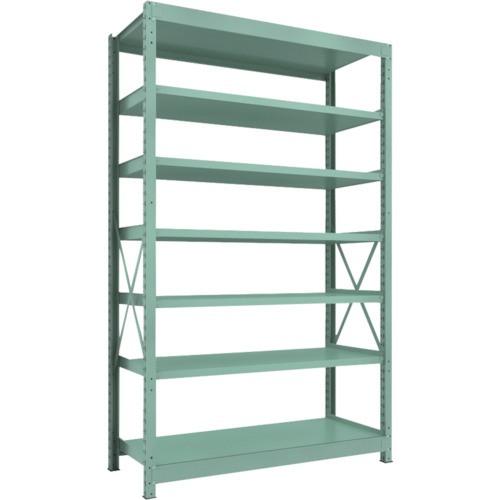 ＴＲＵＳＣＯ　Ｒ３型中量棚　１５００×６００×Ｈ２４００　７段　単体　Ｒ３−８５６７　１台（直送）