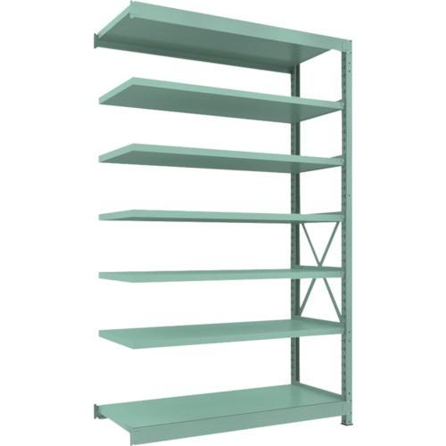 ＴＲＵＳＣＯ　Ｒ３型中量棚　１５００×６００×Ｈ２４００　７段　連結　Ｒ３−８５６７Ｂ　１台（直送）