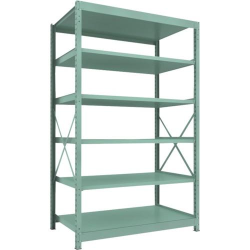 ＴＲＵＳＣＯ　Ｒ３型中量棚　１５００×９００×Ｈ２４００　６段　単体　Ｒ３−８５９６　１台（直送）