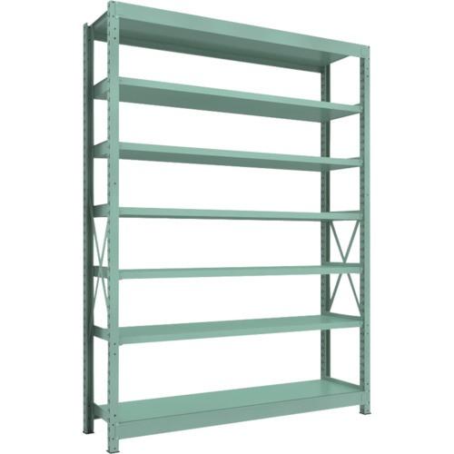ＴＲＵＳＣＯ　Ｒ３型中量棚　１８００×４５０×Ｈ２４００　７段　単体　Ｒ３−８６５７　１台（直送）