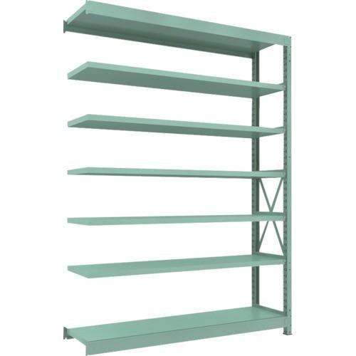 ＴＲＵＳＣＯ　Ｒ３型中量棚　１８００×４５０×Ｈ２４００　７段　連結　Ｒ３−８６５７Ｂ　１台（直送）