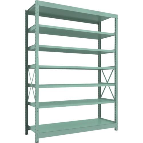 ＴＲＵＳＣＯ　Ｒ３型中量棚　１８００×６００×Ｈ２４００　７段　単体　Ｒ３−８６６７　１台（直送）
