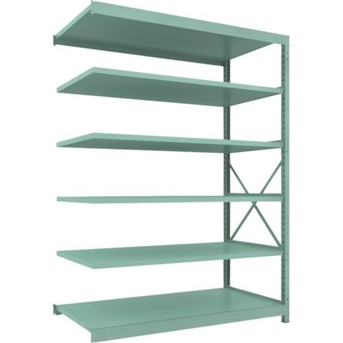ＴＲＵＳＣＯ　Ｒ３型中量棚　１８００×９００×Ｈ２４００　６段　連結　Ｒ３−８６９６Ｂ　１台（直送）