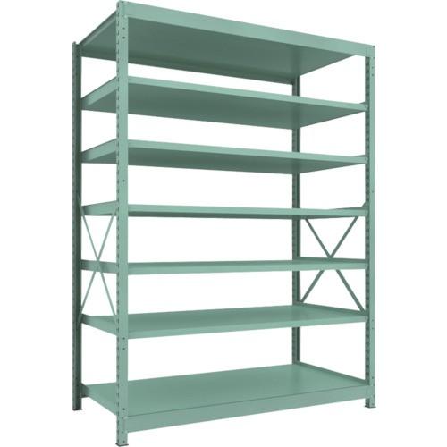 ＴＲＵＳＣＯ　Ｒ３型中量棚　１８００×９００×Ｈ２４００　７段　単体　Ｒ３−８６９７　１台（直送）