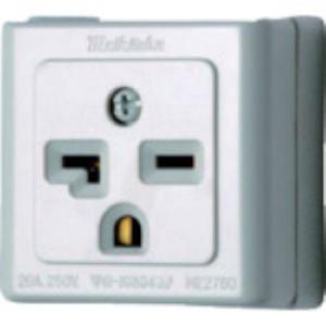 明工社 15A/20A 250V エレガント接地コンセント 20A ME2760 : 電材堂