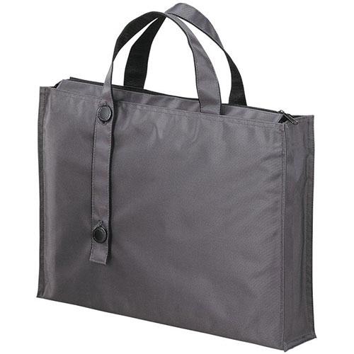 キャリングバッグ（２ウェイタイプ）　Ｂ４　縦３００×横４００×厚さ８０ｍｍ　黒　Ａ−７６５１−２４　...