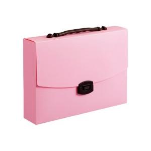 ライオン事務器 キャリングバッグ イロキャリ ストロベリーミルク CA−173SM 1個