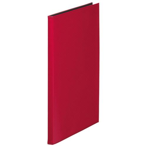 キングジム　レザフェス　クリアーファイル　Ａ４タテ　２０ポケット　背幅１４ｍｍ　赤　１９３１ＬＦ−Ｒ...