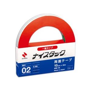 ニチバン　ナイスタック　再生紙両面テープ　大巻　１０ｍｍ×２０ｍ　ＮＷ−１０　１巻