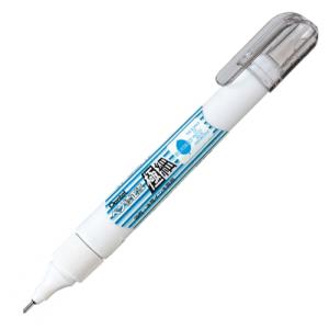 ぺんてる　ペン修正液　極細　油性・水性インキ両用　ＸＥＺＬ６１−Ｗ　１本