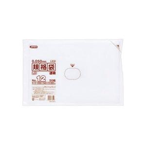 ジャパックス　ＬＤ規格袋　５００シリーズ　１２号　２３０×３４０ｍｍ　厚口タイプ　Ｌ５１２　１パック（５０枚）