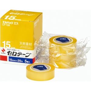 ニチバン　セロテープ　エルパック　エス　小巻　１５ｍｍ×２０ｍ　ＬＰ−１５Ｓ　１パック（５巻）｜tanomail