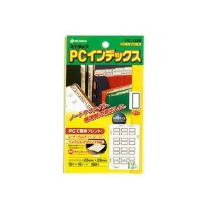 ニチバン　マイタック　ＰＣインデックス　中　２３×２９ｍｍ　青枠　ＰＣ−１３２Ｂ　１パック（１８０片：１２片×１５シート）｜tanomail