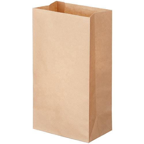 TANOSEE　角底袋　４号　ヨコ１３０×タテ２３５×マチ幅８０ｍｍ　未晒　１パック（５００枚）