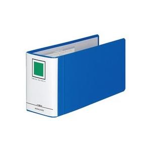 チューブファイル（エコツインＲ）　Ｂ４　１／３ヨコ　８００枚収容　８０ｍｍとじ　背幅９５ｍｍ　青　フ...