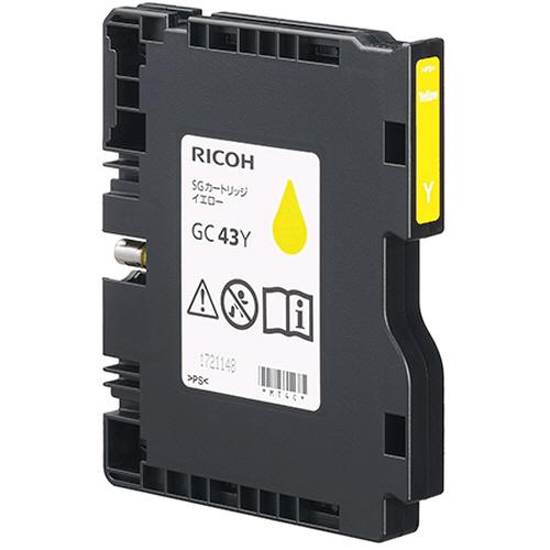 リコー　ＳＧカートリッジ　ＧＣ４３Ｙ　イエロー　Ｍサイズ　５１５９４９　１個