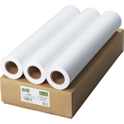 TANOSEE　インクジェット用普通紙　Ａ１ロール　５９４ｍｍ×６０ｍ　１箱（３本）