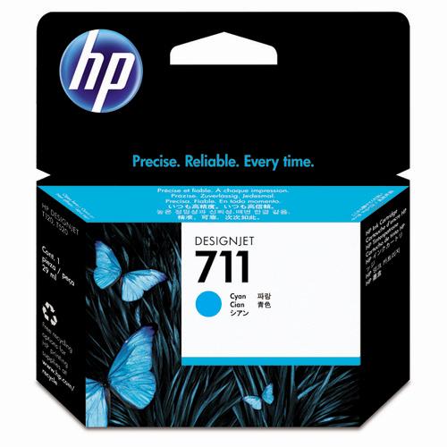 ＨＰ　ＨＰ７１１　インクカートリッジ　シアン　２９ｍＬ　染料系　ＣＺ１３０Ａ　１個