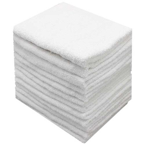 中村　業務用フェイスタオル　Ｎｏ．１６０　薄手　約３４×８０ｃｍ　白　１パック（１２枚）