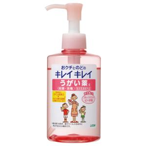 ライオン　キレイキレイ　うがい薬　フルーツミントピーチ味　２００ｍｌ　１本｜tanomail