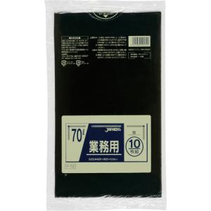 ジャパックス　業務用ポリ袋　黒　７０Ｌ　Ｐ−７２　１パック（１０枚）｜tanomail