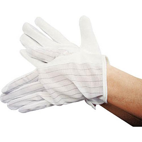 カスタム　静電防止手袋　ホワイト　Ｌ　厚さ１．０５ｍｍ　ＡＳ−３０１−Ｌ　１双 （メーカー直送）