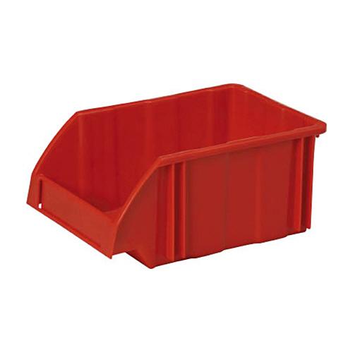 ＤＩＣプラスチック　Ｂ型コンテナラック　Ｂ−１　外寸Ｗ１９７×Ｄ１３０×Ｈ９０ｍｍ　レッド　１．８Ｌ...