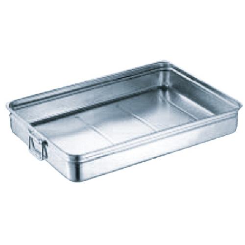 スギコ産業　ステンレスばんじゅうバット　小浅型　手付　３７０×２９０×８０ｍｍ　ＳＨ−３７２９−０８...