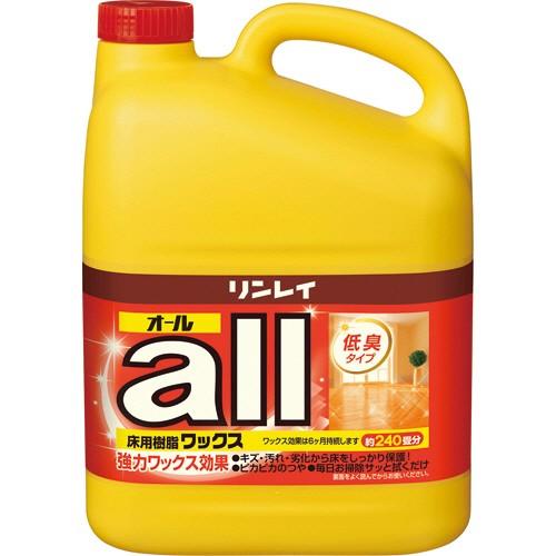 リンレイ　床用樹脂ワックスオール　業務用　４Ｌ　１本